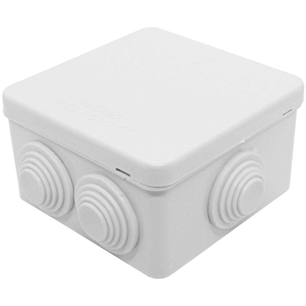 .Plexo Box 85x85x50mm with Glands - Image 1