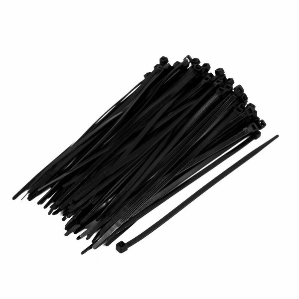 ..Cable Ties 200x2.5mm ~900x9mm Black - Pk100