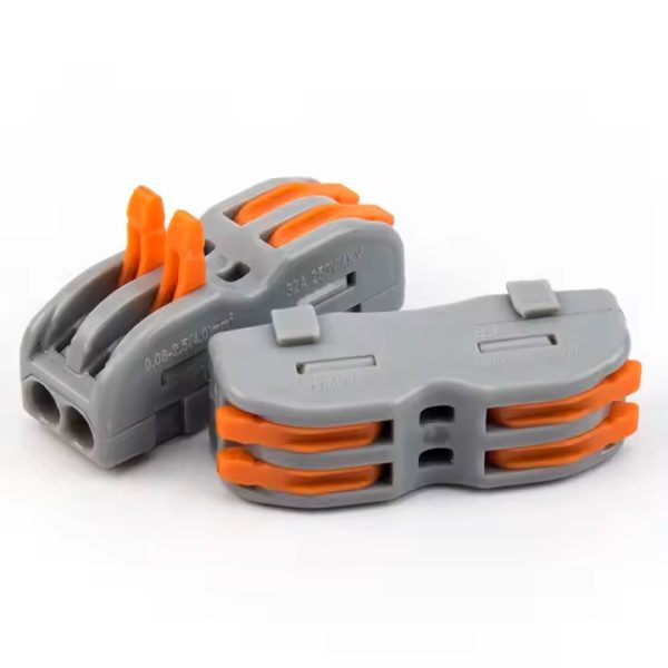 Lever Connector 2 Way 32A 250V VSE-PA422A Grey